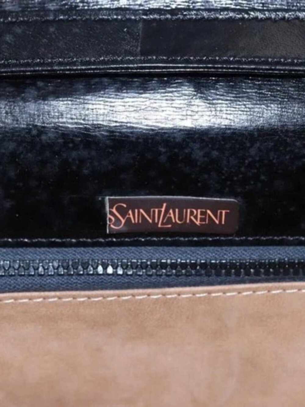 SAINT LAURENT Shoulder Bag Leather Black Auth - Picture 11 of 16